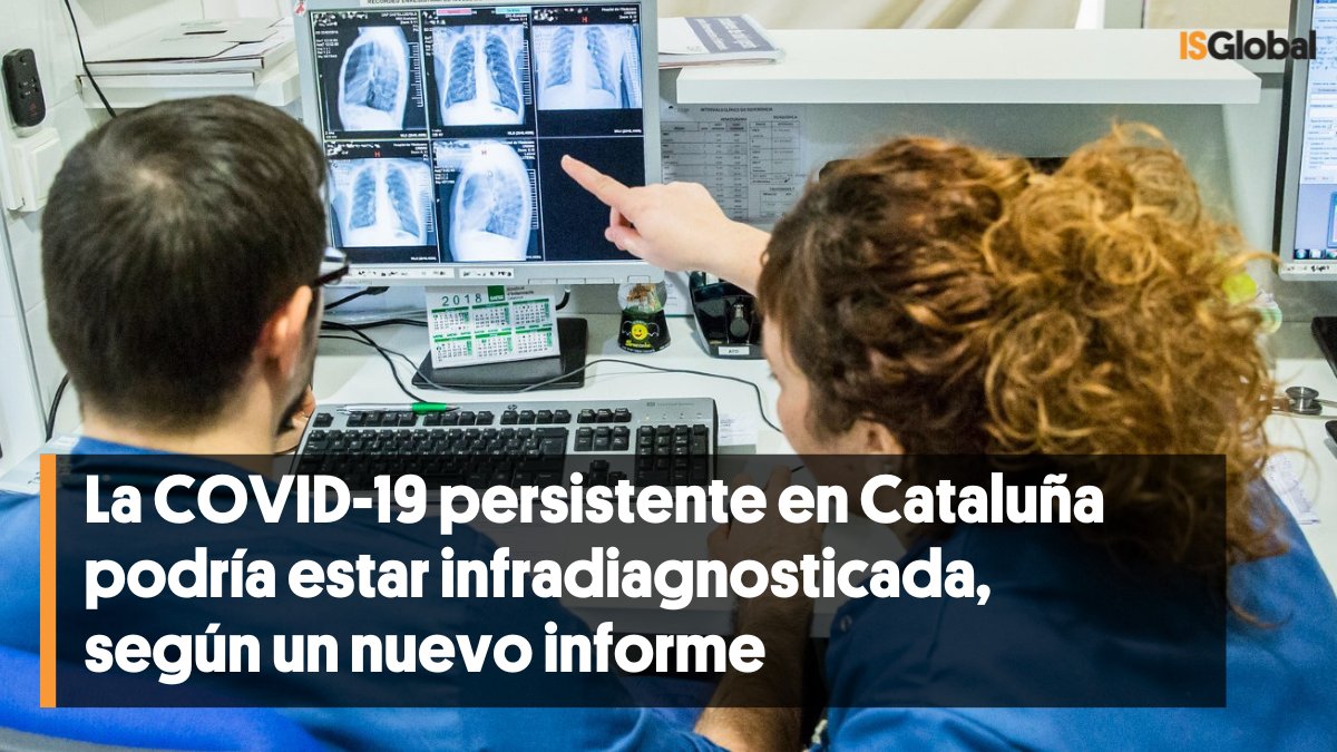 ISGLOBALorg's tweet photo. 📄 Un nuevo informe del #GCMSC, un grupo impulsado por #ISGlobal y @COMBarcelona, plantea diez recomendaciones para mejorar el diagnóstico y la atención de personas afectadas por #COVIDPersistente en Cataluña.
Lee más en nuestra web:
📌https://t.co/a5d6fXjaNB https://t.co/Pe4nzYZYRj
