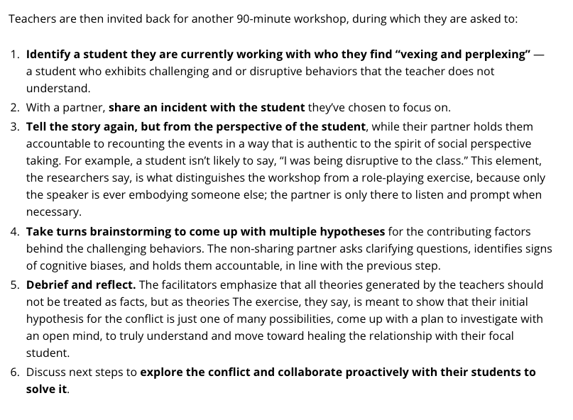 Many teachers report increased challenges in classroom dynamics since the onset of the COVID-19 pandemic.

Here's a low-lift PD strategy some researchers have been field-testing for shifting the tone.

gse.harvard.edu/news/uk/22/11/…