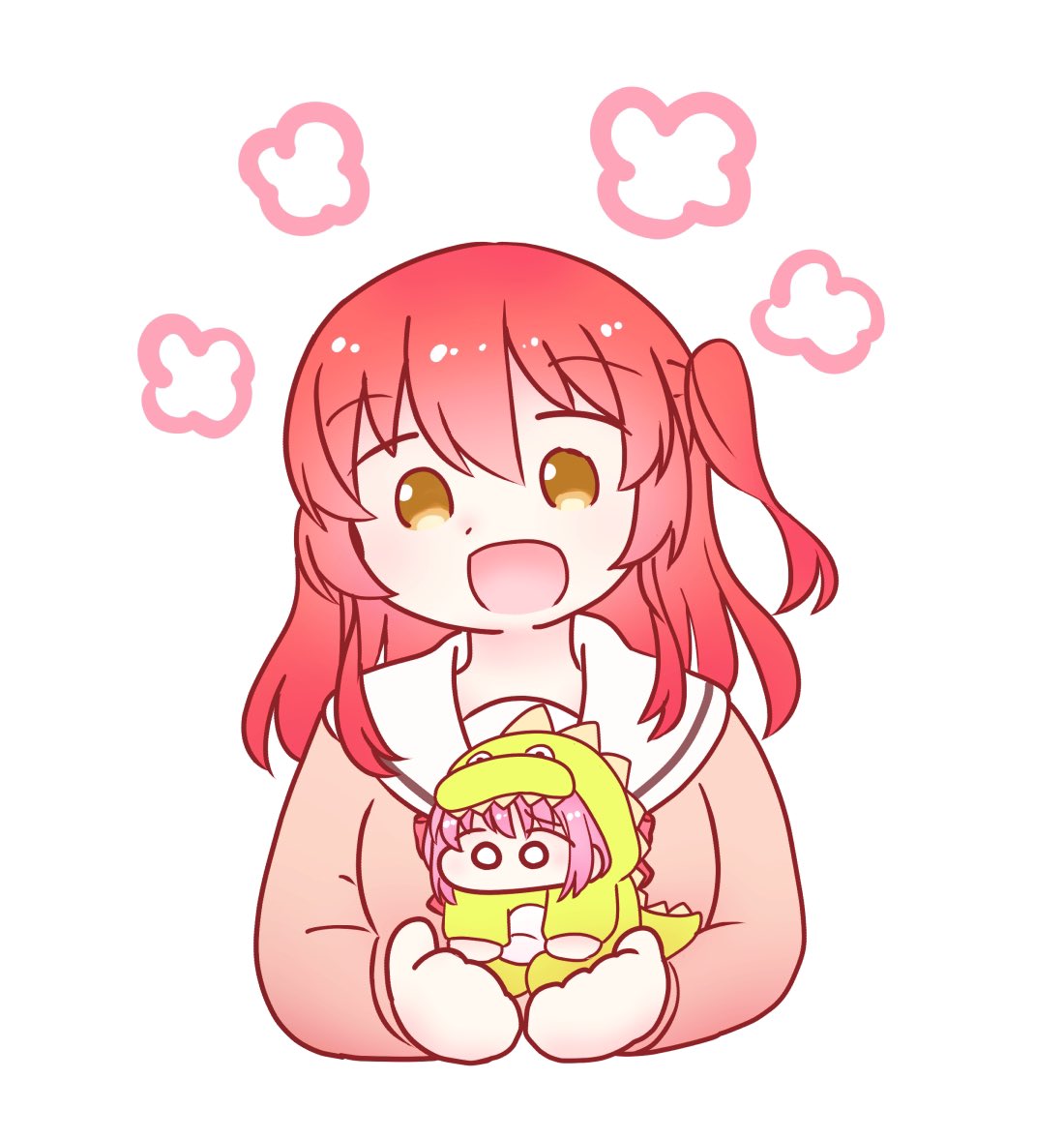 ぼっちちゃん「がんばれ!ミニぼっちちゃん。 」|ばいぬのイラスト