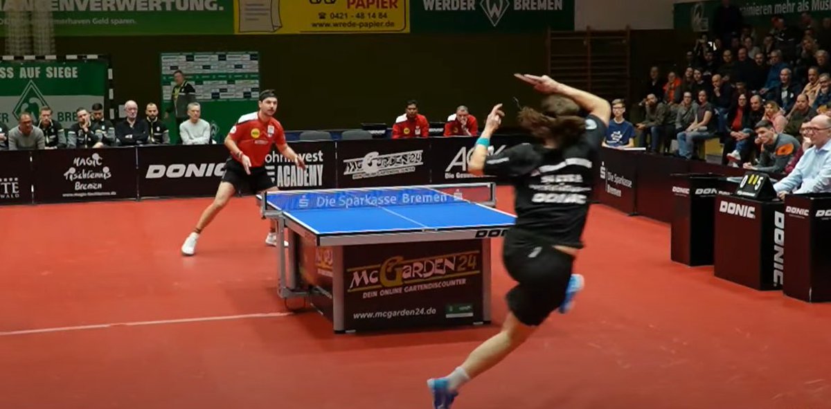 BollFanpage's tweet photo. BOLL/ACHANTA DOUBLES in the Timo's first match of 2023!

#TimoBoll helped his team to get the victory over Bremen in the 12th round of german @TTBuLi.

Not playing well Timo defeated in form Pletea and then secured the win for his team in doubles match with Achanta Sarath Kamal. https://t.co/b07Epy26K6