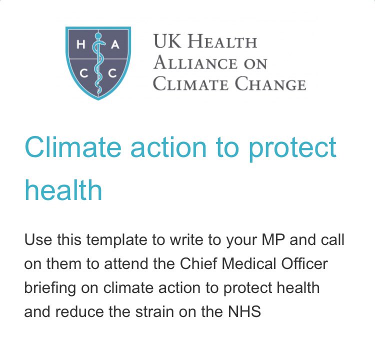Caroline Lucas (@carolinelucas) on Twitter photo The #climateemergency is impacting our health & putting the #NHS under strain.
On Tuesday <a href="/DrGregorSmith/">Prof Sir Gregor Smith</a>, Chief Medical Officer on climate, will brief MPs on how protecting the planet can help protect ourselves.
Please ask your MP to attend here 👇
action.ukhealthalliance.org/page/120577/ac… The #climateemergency is impacting our health & putting the #NHS under strain.
On Tuesday <a href="/DrGregorSmith/">Prof Sir Gregor Smith</a>, Chief Medical Officer on climate, will brief MPs on how protecting the planet can help protect ourselves.
Please ask your MP to attend here 👇
action.ukhealthalliance.org/page/120577/ac…