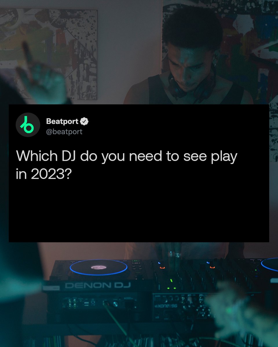 Beatport tweet media