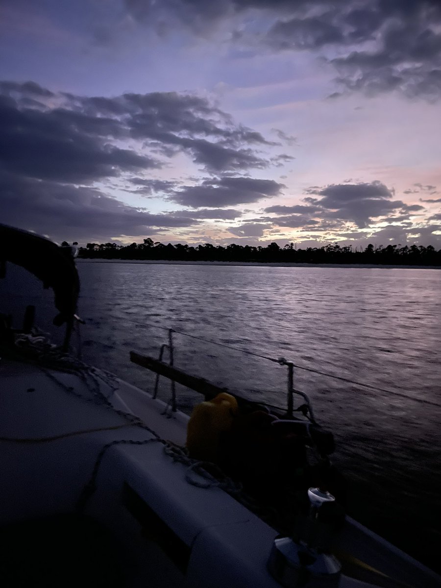 VaActiveAngels's tweet photo. 1st Gulf crossing this morning!
Stardate 02062023:6:04am
St. Joseph Peninsula FL to Clearwater, FL
#MorningswithMark
#TheGreatLoop
#AGLCA
#Catalina380
#Hull123
#Sailing #boats #Sail #Oceansailing @worldsailing #cruisers #sailors https://t.co/lcdxMHLUDt