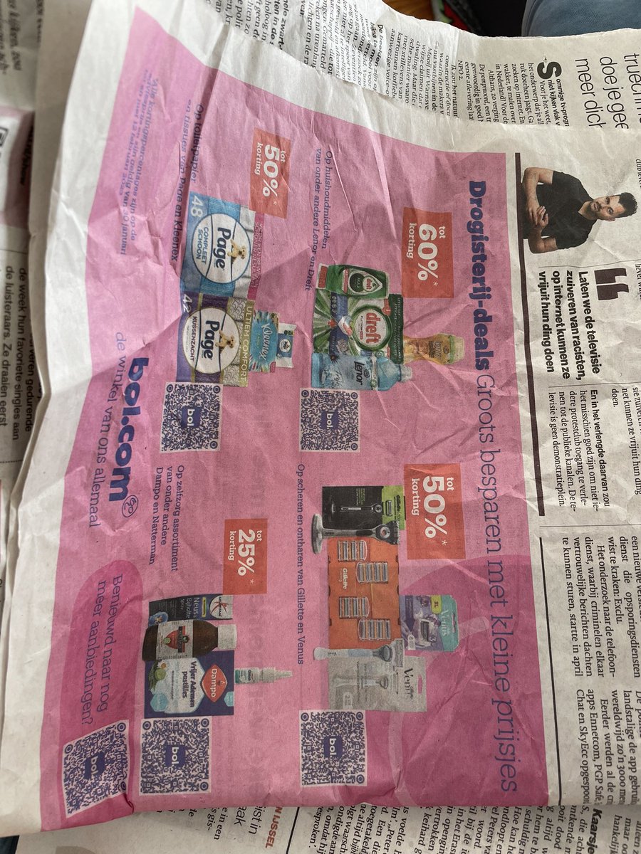 svenschutte's tweet photo. @bol_com deze qr codes doen niks.. https://t.co/Ledvhhqxsq
