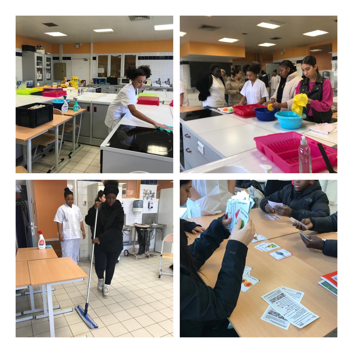 A la découverte des #Famillesdemetiers au #lyceemetiersVirginiaHenderson ASSP, AEPA et AGORA en partenariat avec #DSDEN95  <a href="/OlivierWambecke/">Olivier Wambecke</a> . Merci aux enseignants et élèves tuteurs pour leur dynamique implication.