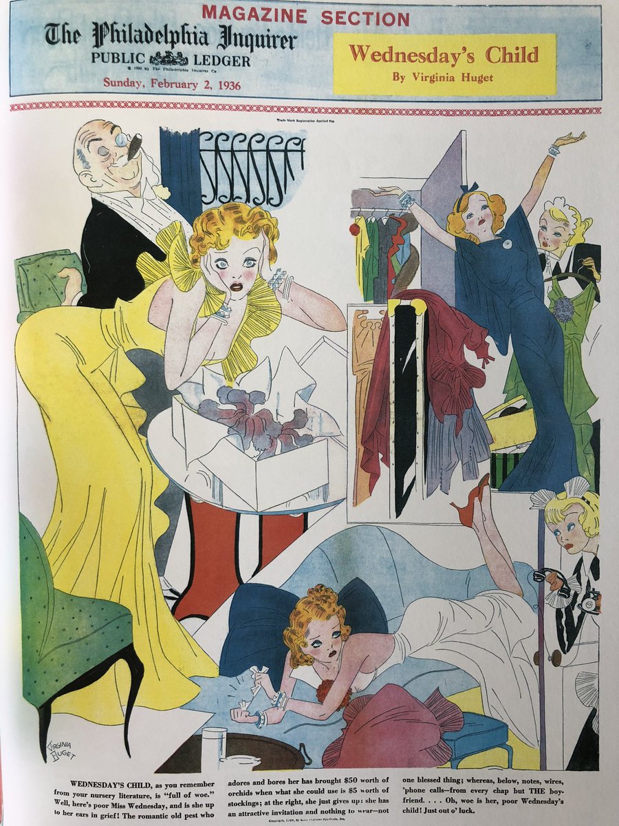 Last tweet: from the great Trina Robbins' « Flapper Queens », with also Ethel Hays or Virginia Huget…