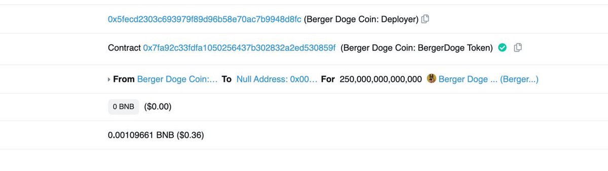 BergerDoge Coin tweet media