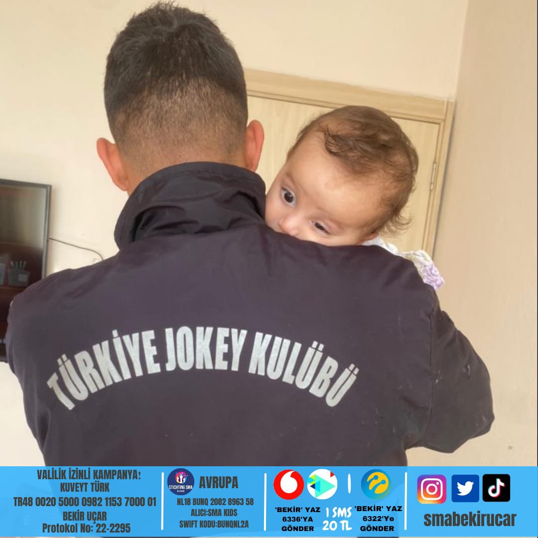 Ben Aziz Uçar, Türkiye Jokey Kulubü Şanlıurfa Hipodromunda Start görevlisi ve kaynak ustası olarak görev yapmaktayım. Oğlum 11 aylık Sma Tip-1 Ölümcül Kas Hastası. Oğlumun umudu sizlersiniz. Bebeğimi yaşatacak olan sizlersiniz. <a href="/_TJK_/">Türkiye Jokey Kulübü</a> <a href="/YarisGunleri/">YARIŞ GÜNLERİ - Hasan DOLMAZ - TJK TV ESKİ SPİKERİ</a> <a href="/hakancantinaz/">hakancantınaz</a> <a href="/efmedya/">Ercan Fırtına</a>