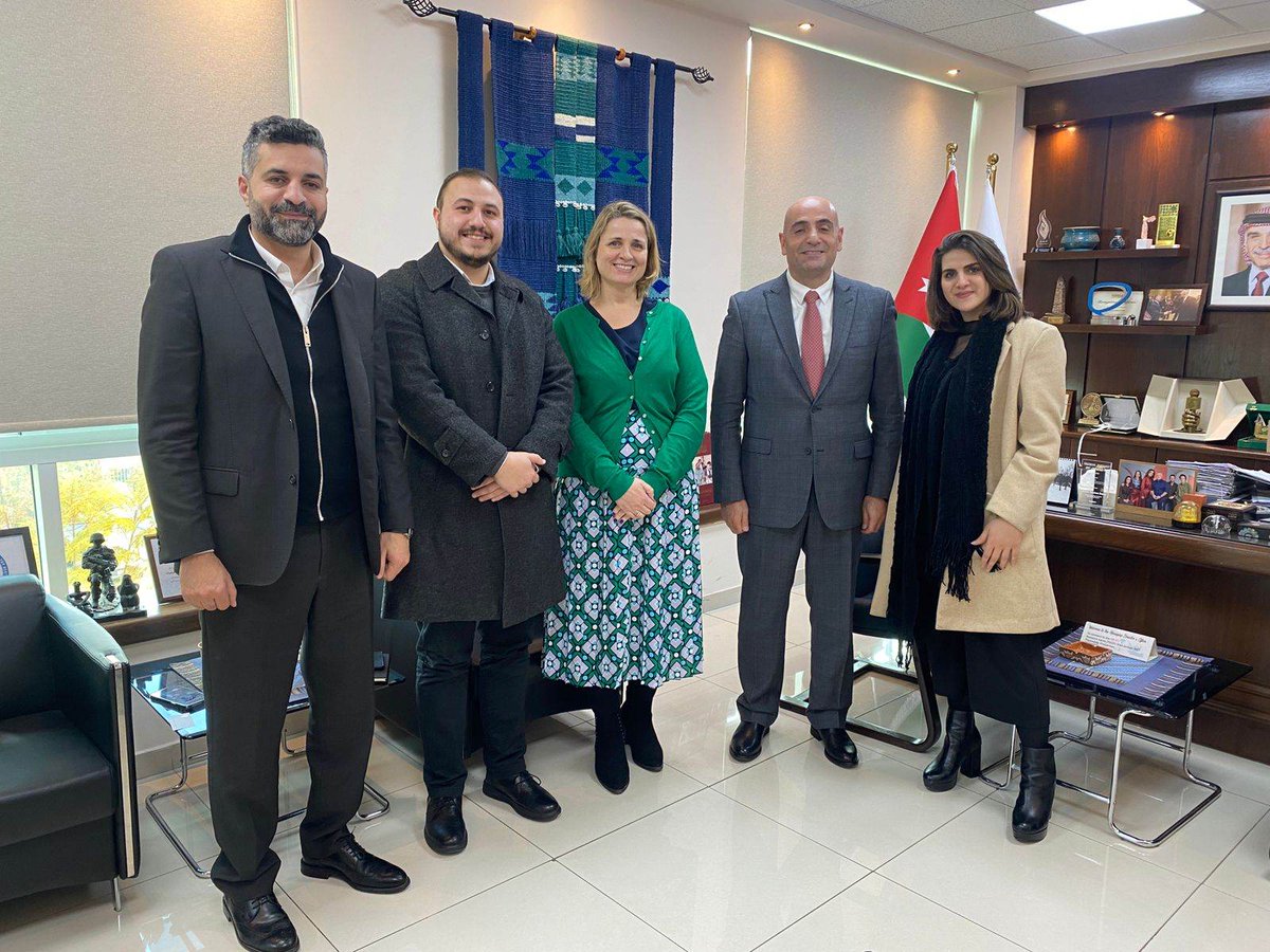 JIBAssociation's tweet photo. It was a real pleasure to meet with Jordan Tourism Board in the presence of Ambassador Marianne Bolger to discuss ideas for encouraging tourism between Jordan and Ireland.
@VisitJordan 
@IrlAmbJordan https://t.co/XYWjXvlxjN