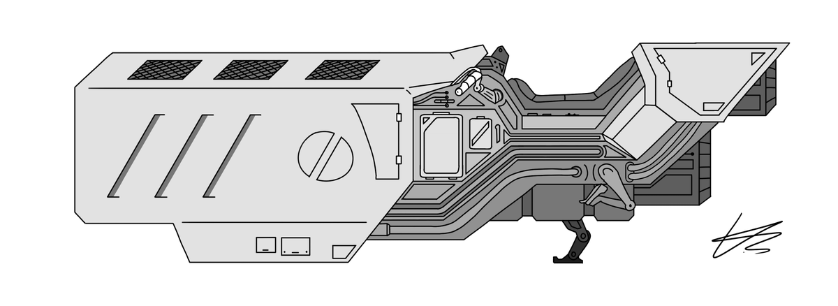 OptiPoly's tweet photo. Been working this past month on my first major portfolio piece as a starting point to present my work professionally.

Here is my original concept of a hoverbike, inspired by #Destiny2, #StarWars and #sable

On to #Substance3DPainter🧑🏼‍🎨

#gameart #gamedev #3dmodeling  #3D https://t.co/cdMDj8zKzU