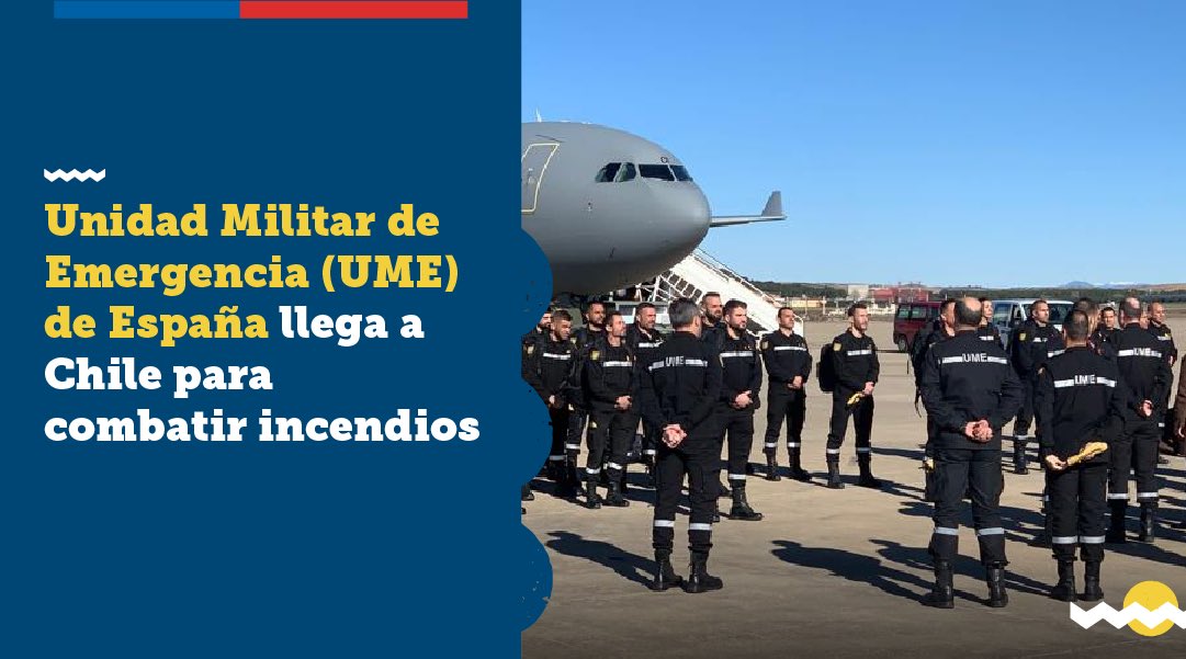 Desde España, 50 profesionales de la Unidad Militar de Emergencias (UME
