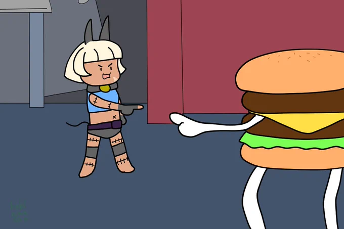 Can I have cheese burger? #skullgirls  
