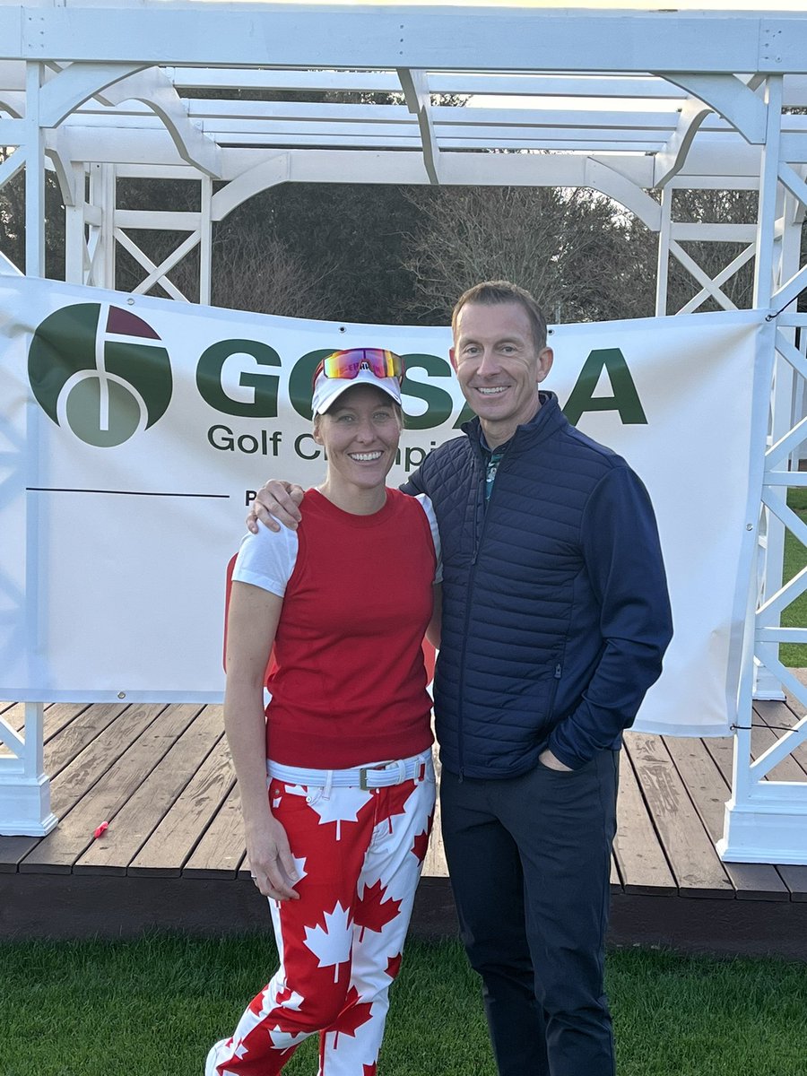 <a href="/GCSAACEO/">Rhett Evans</a> &amp; <a href="/turfmow/">Mow R.</a> all ready for the <a href="/GCSAA/">GCSAA</a> Golf Championships this morning at Orange County National. Going to be a great day for some golf in Orlando! Thanks to Moe, <a href="/madiruds_turf/">Madison Rudsinski</a>, <a href="/hofner1317/">Carey Hofner</a> &amp; <a href="/creighton_mm/">Morgan Creighton</a> for joining us! <a href="/GCSAA/">GCSAA</a>