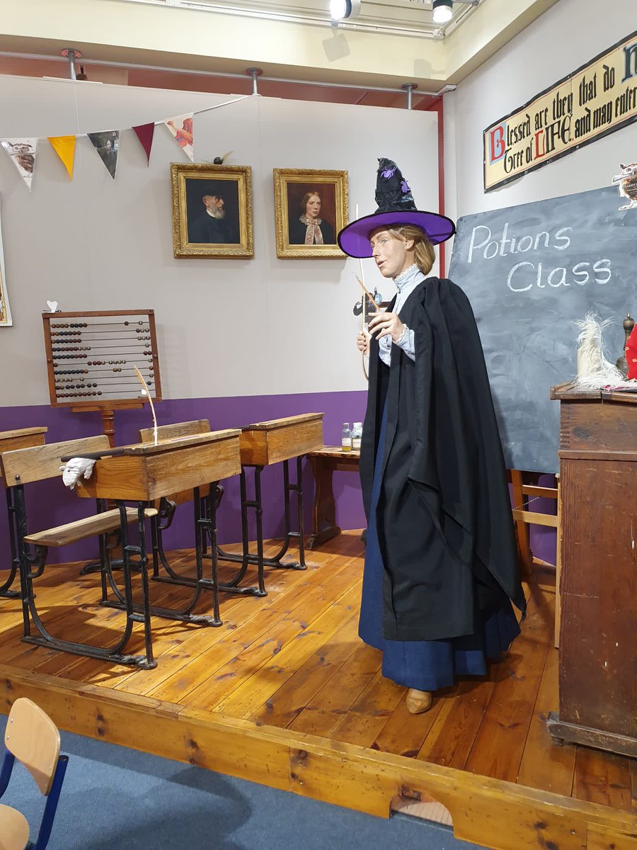 bailiffgatemuse's tweet photo. As February half term approaches and especially for all Harry Potter fans, our Edwardian school room becomes the Potions class! A chance to dress up and join in. We are open fTuesday 10-4 through to Sat. Sun 11-4 #museumdetectives #potionsclass https://t.co/RqUGR1QZfm