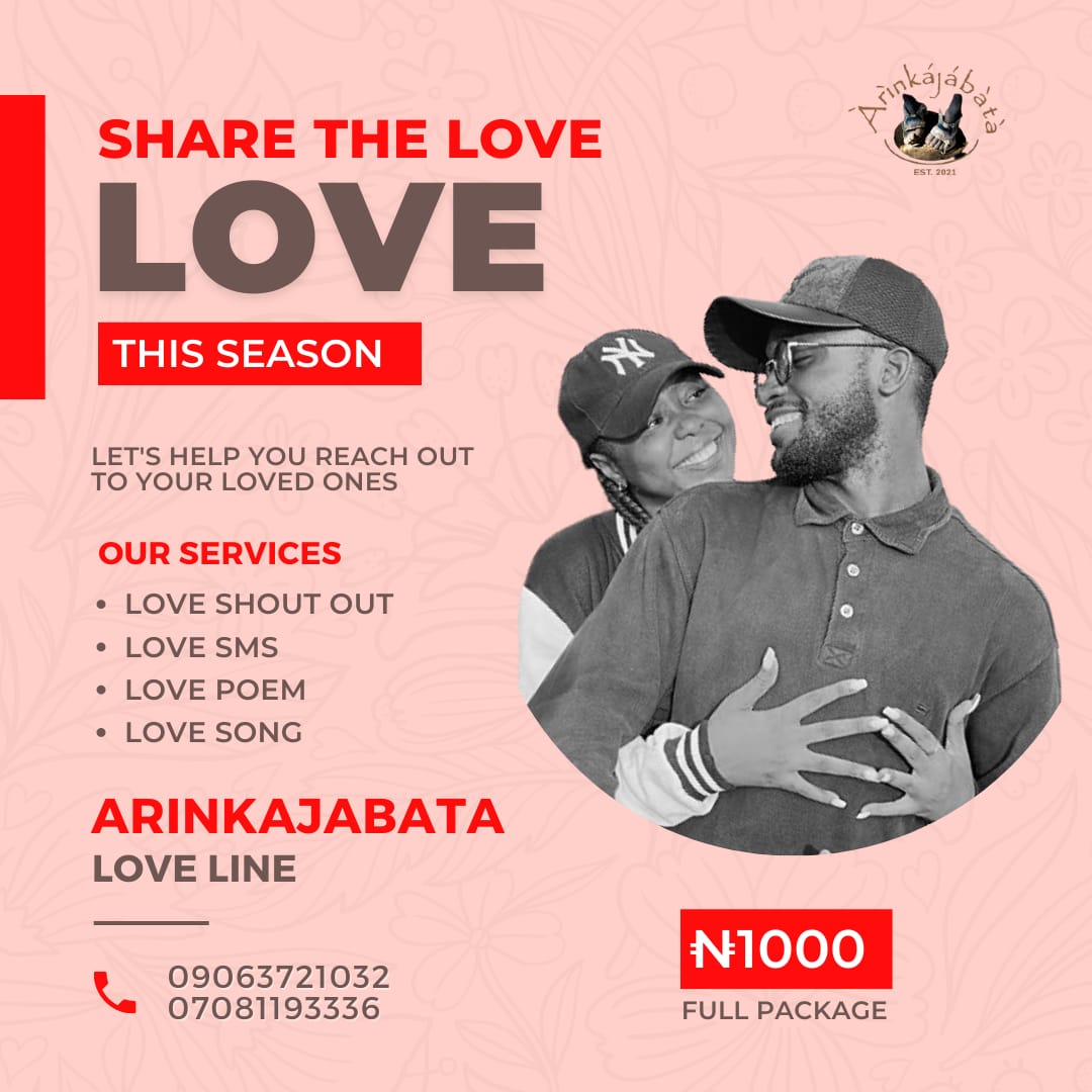 _eniolaogunleye's tweet photo. You want to reach out to your loved ones this season in a spectacular way @arinkajabata Loveline gat you; 

☎️
https://t.co/oWE4emv07Q

#loveline #valentinesgift #valentinesdaygift #val #love #romance #friendship #relationshipgoals #relationships #RelationshipAdvice https://t.co/HvOKMCb6kx