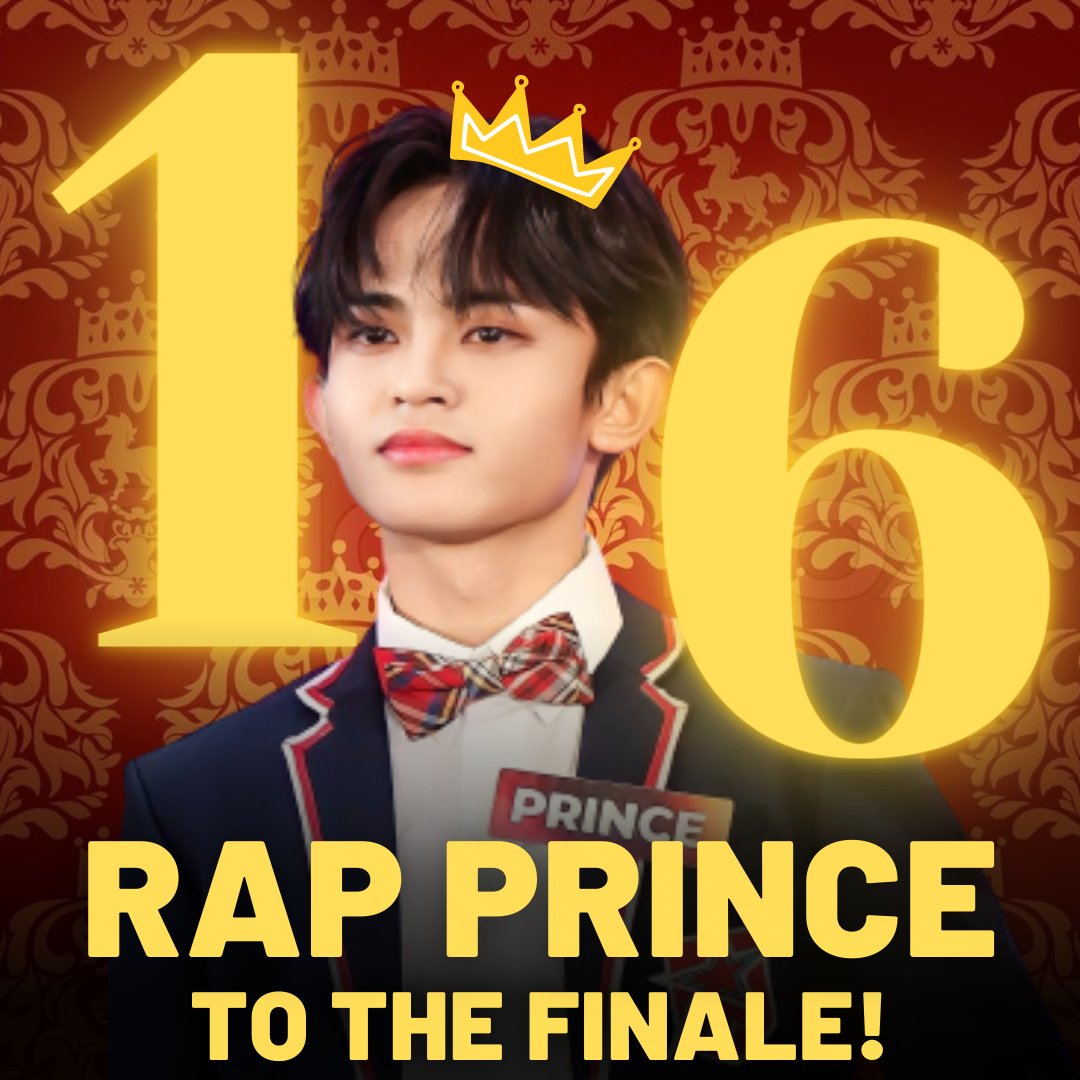 TeamRoyalsOFC's tweet photo. IT’S A DAY FOR CELEBRATION!

With hard work and determination, our RAP PRINCE finally makes it to the Dream Maker finale! We’ve already survived 3 eliminations. Now, let’s bring the fight to make Prince the rightful main rapper until the end!

Rap Prince on Top
#DreamMaker_Prince https://t.co/yeqKyD9iyL