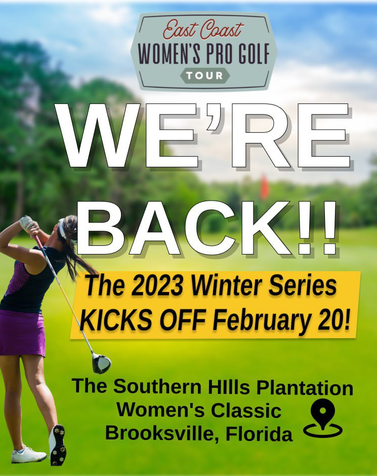 NXXTWomensTour's tweet photo. Ladies, it's time to dust off your clubs and get ready for a tee-rrific season! 🏌️♀️ The #ECWPGT Winter Series is back and better
than ever! Register now and join us on the fairway! #WomenGolfersUnite
💪💥
https://t.co/M07V940zBT https://t.co/apsQRcz9le