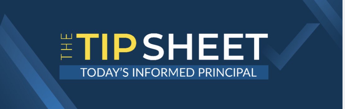 Check out the latest TIP Sheet issue. The Featured Content is on Instructional Leadership: Supporting Teachers Through Meaningful Feedback. Read it here: conta.cc/3kd907G