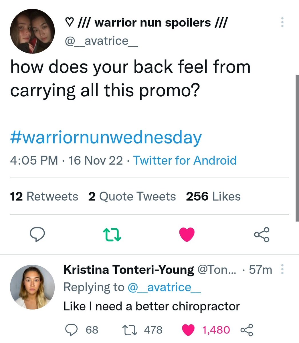 hayanxstalgia's tweet photo. remember when kristina 

#SaveWarriorNun #WarriorNun https://t.co/QjcCjOmPGf