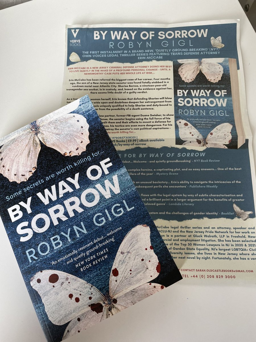 Look at this #bookmail #ByWayOfSorrow @robyngigl Out 16th March! Going to be a great read I am sure #bookbloggers #BookTwitter