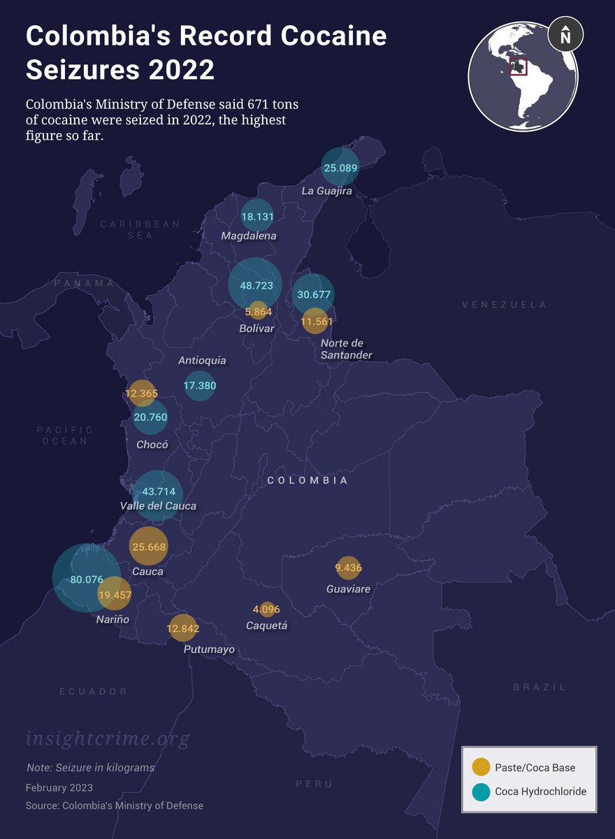#Cocaine | The cocaine trade is generating more money than ever. Will #Colombia’s drug trafficking organizations submit to the country’s government for the sake of “Total Peace”?

➡️ bit.ly/3X0elgw