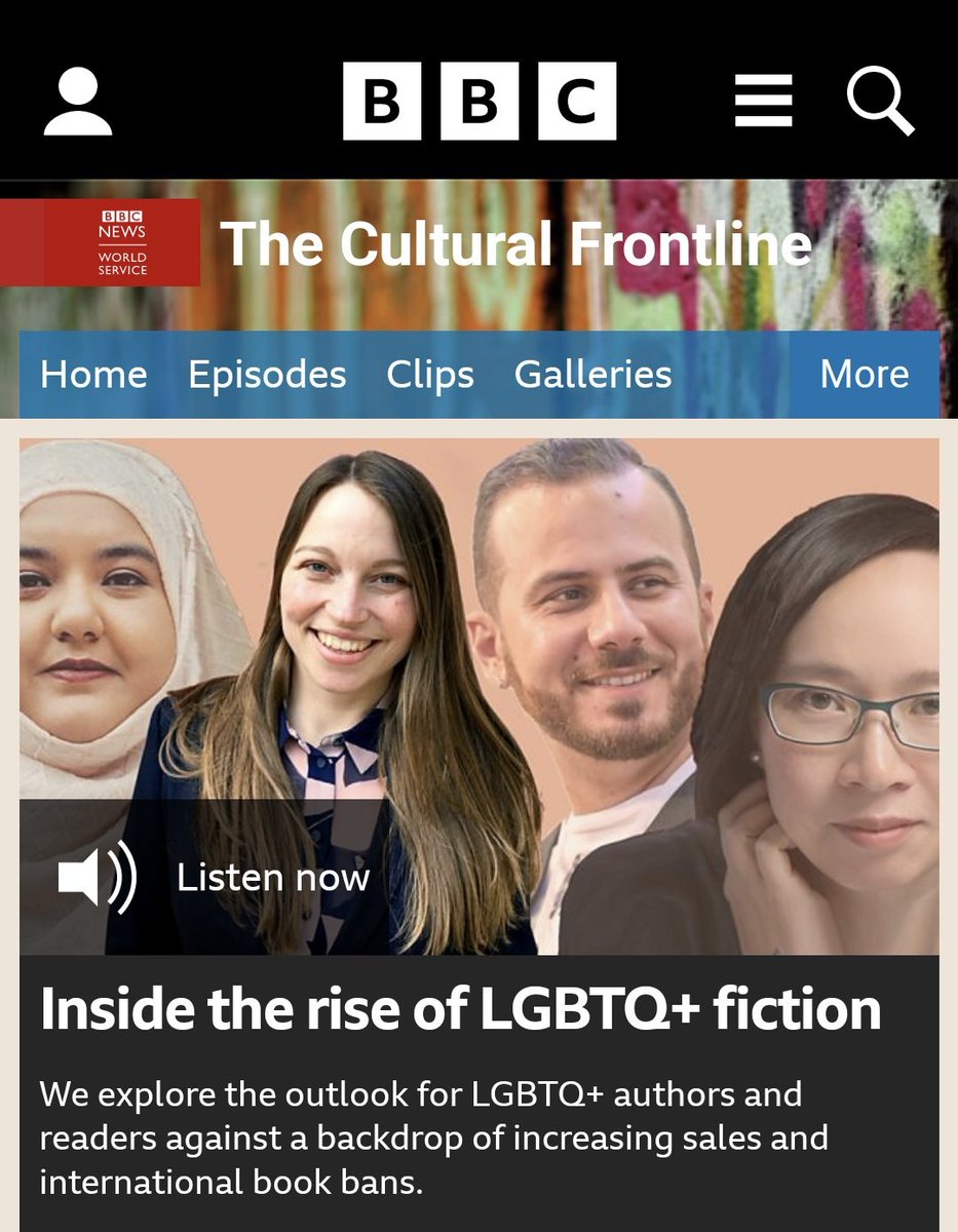 adiba_j's tweet photo. Really excited to have been part of this amazing conversation about LGBTQ+ literature for the BBC cultural Frontline!

You can listen to it now: https://t.co/O5VvmpAZQj https://t.co/tMcur3ePPR