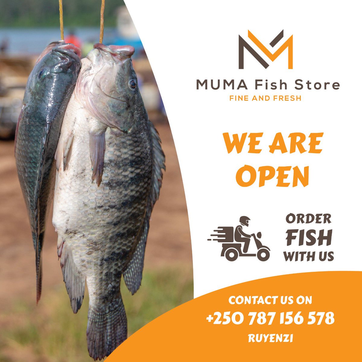 MazimpakaJp's tweet photo. 🚨We are open 🚨
Amafi meza manini y’Amanyarwanda, tuyaroba uhari, tukayakubagira 👌 
Duhamagare kuri 0787156578. 
#Mumafi #MumaFishStore https://t.co/Wam4WIMVUD