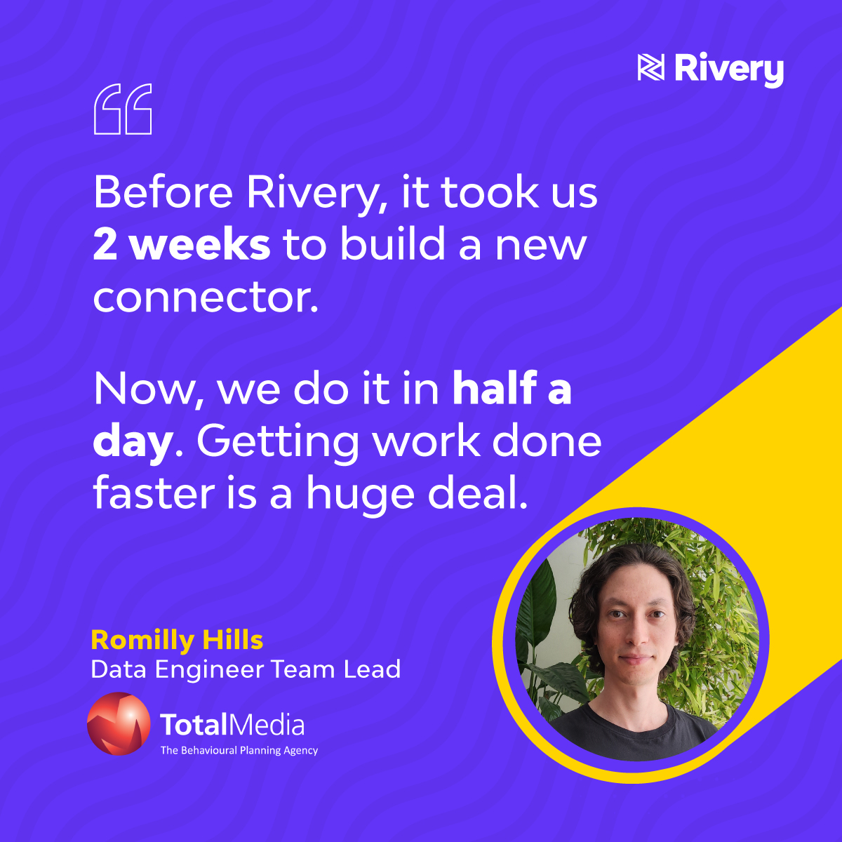 RiveryData's tweet photo. 🤦‍♂️ Before Rivery: It would take @TotalMediaUK
2 weeks to build a new #dataconnector 🤯

💆‍♀️ After Rivery: it takes half a day! 🤜🤛

Find out how we made Total Media's job easier >>

https://t.co/E0JrfdGUhG
#DataEngineering https://t.co/Bf4DQHzBGL