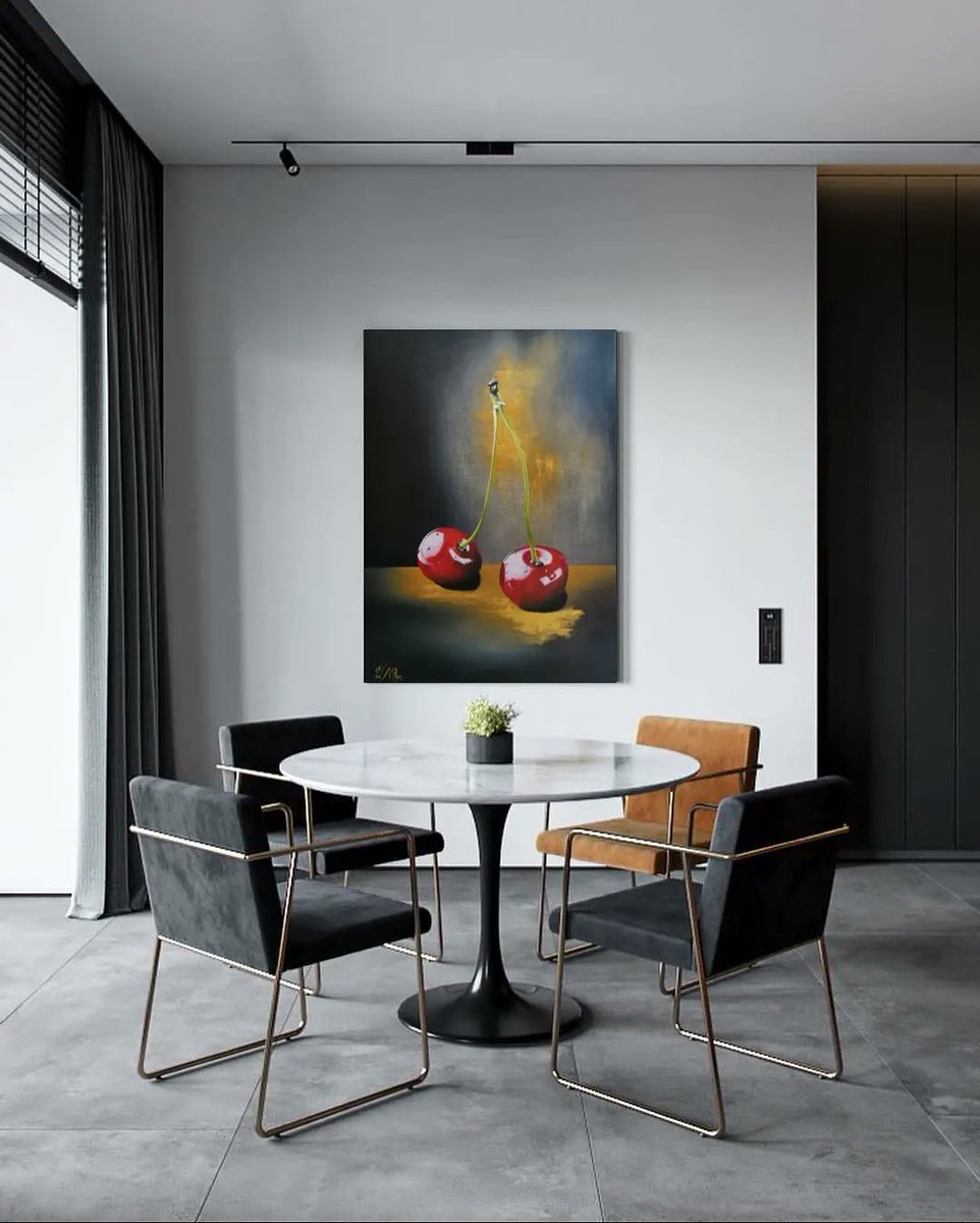 PaulARojasart's tweet image. ¡Cerezas al óleo sobre un fondo abstracto para acompañar tu comedor, y hacer de tu casa el hogar que siempre has soñado. 
Disponible aquí, en Decorato centro de interiorismo
#Bugavalle carrera 14 # 26-16
Tel. 313 286 9169 
🖋️Paul A. Rojas, art. Visual y diseñador
#Colombia
#Buga