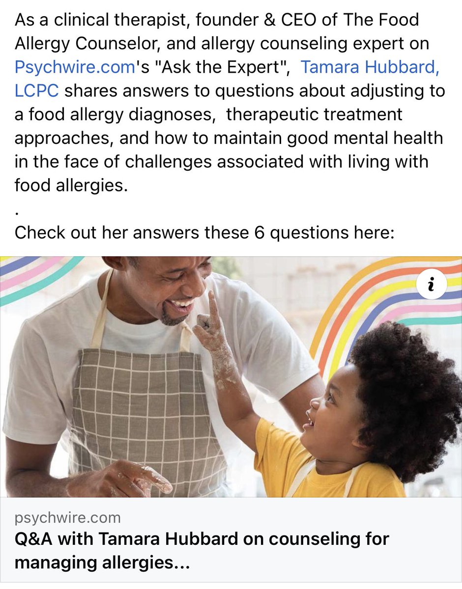 So exciting to see the topic of Allergic Disease Counseling represented on <a href="/Psychwire/">Psychwire</a>, a website offering insights from top mental health and behavioral science professionals! #FoodAllergy 

Check it out here: psychwire.com/ask/topics/qvg…