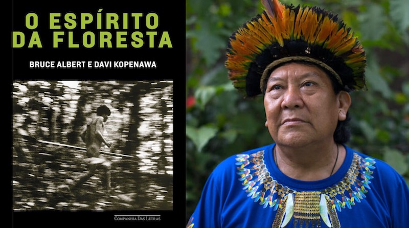 conexaoplaneta's tweet photo. ‘O Espírito da Floresta’: novo livro do líder #DaviKopenawa e do antropólogo #BruceAlbert tem renda revertida para os #Yanomamis 🏹🏹 A obra, que reúne reflexões e diálogos, está em pré-venda no site da editora, com desconto de 30% e frete grátis até 15/2: https://t.co/LlCjpxk37y https://t.co/RhC6FWqP4u