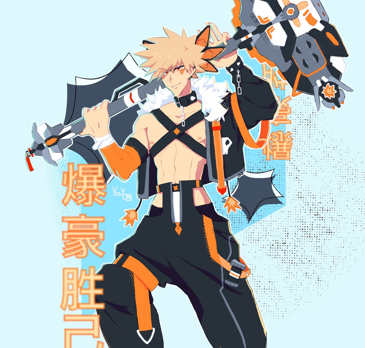 criiosky's tweet photo. mecha #bakugou #爆豪勝己 #mha #bnha https://t.co/fCABCWqvO6