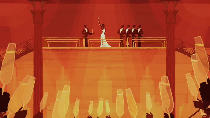 It reminds me a lot of the Almost There sequence from Princess and the Frog which is probably why I love it so much 