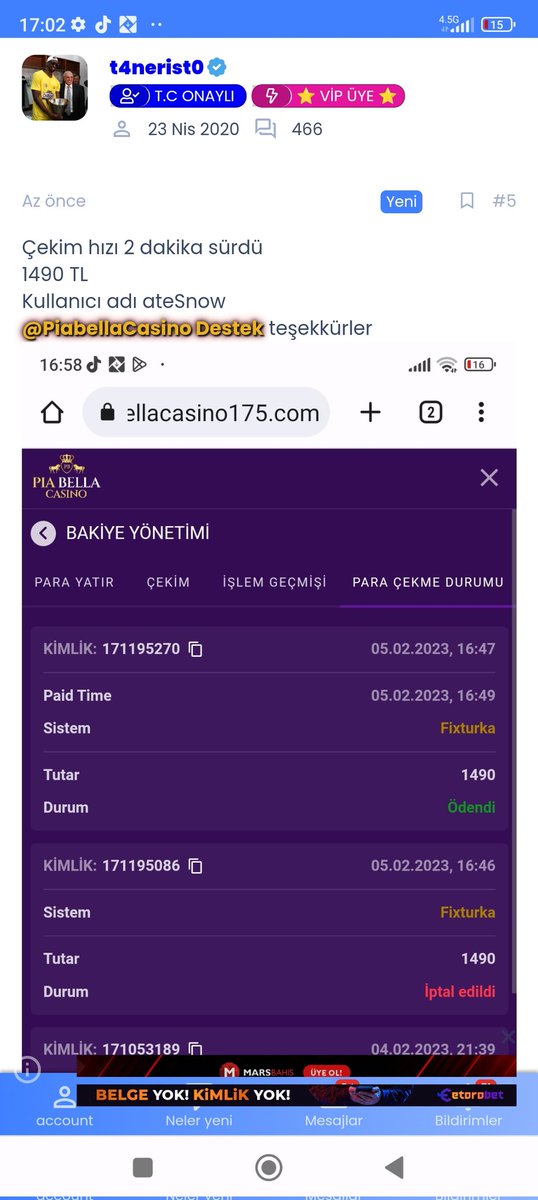 Çekim hızı 2 dakika sürdü
1490 TL
Kullanıcı adı ateSnow
Bahislideri forumunda paylaşım yapıldı
<a href="/PiaBellaSocial/">PiaBella</a> teşekkürler
