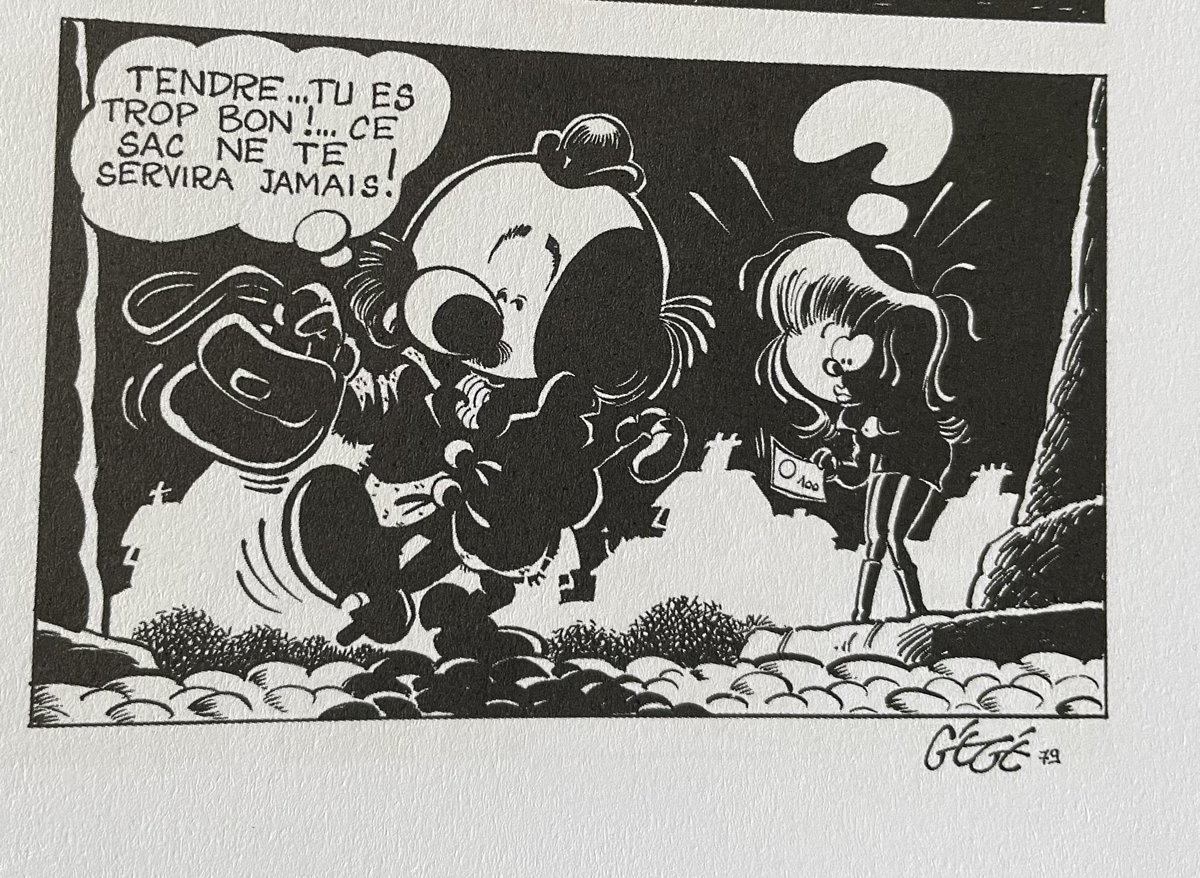 3gr3S_S3rg3's tweet photo. 1/
Monsieur tendre #Gégé (Gérard Cousseau) @KomicsI
Est encore une petite pépite.
Daniel Guichard et Bourvil nous chantaient avec justesse la tendresse, #Gégé nous la dessine aux travers de planches tout en poésie.
Planches tout de noir vêtues. Au rendez vous #FiltheBeat 🥁👇🏼😉 https://t.co/m6AP98Z8xk