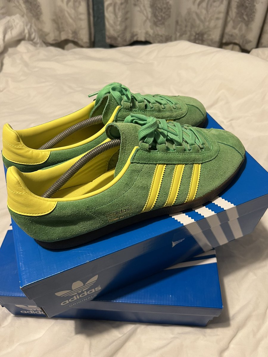 Alex_Angell_15's tweet photo. @adiFamily_ Adidas Trimm Master Size 12 Worn but great condition. £85 TYD (F+F) +4% G+S https://t.co/eu19kRjE31