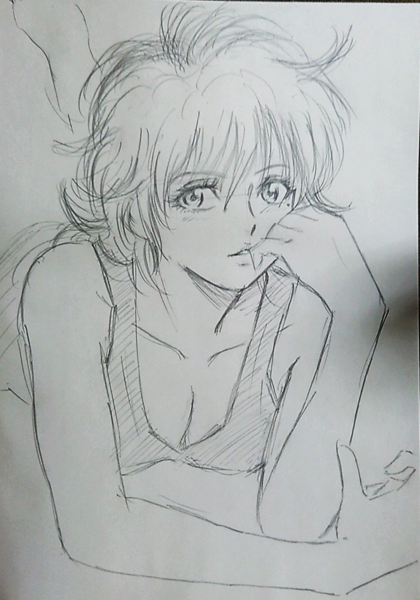 久しぶりの投稿。
元気にやっとります。
影うつっちゃった^^;
#ｲﾗｽﾄ #illustration #Unailustración #삽화 #插圖
#芸術 #art #Arte #예술 #藝術
#絵描き #drawing #Dibujo
#그림 #畫畫
#アナログ絵
#練習画 #落書き
#ｵﾘｷｬﾗ #ｼｮｰﾄｶｯﾄ #制服
#女子高生