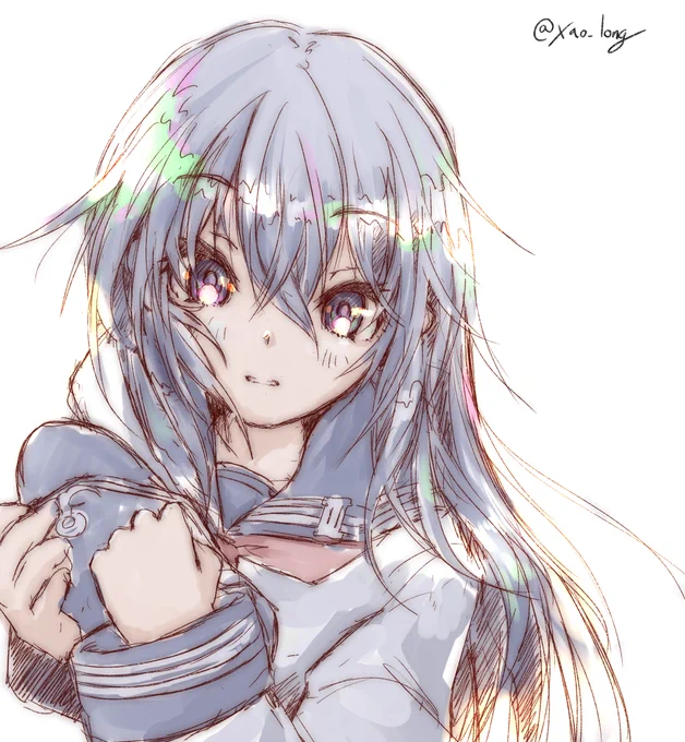 今日の暁さんはちょっと大人に見えます。#艦これ版深夜の真剣お絵描き60分一本勝負#艦これ版真剣お絵描き60分一本勝負_20230205 