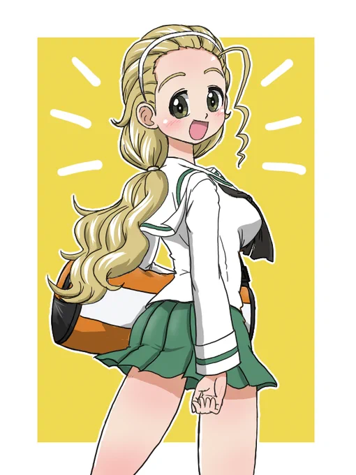 #週末ガルパンお絵描き120分一本勝負 #週末ガルパンお絵描き120分一本勝負20230205お題「佐々木あけび」 