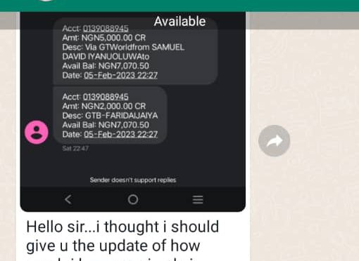 Hermeeenarh's tweet image. Thankyou so much for your kind donations, We still have about N39,000 to go. Kindly help this brother with the little you can do he can pay up his tution.

Deadline is in 5days. May almighty Allah continue to replenish your pocket. Aameen