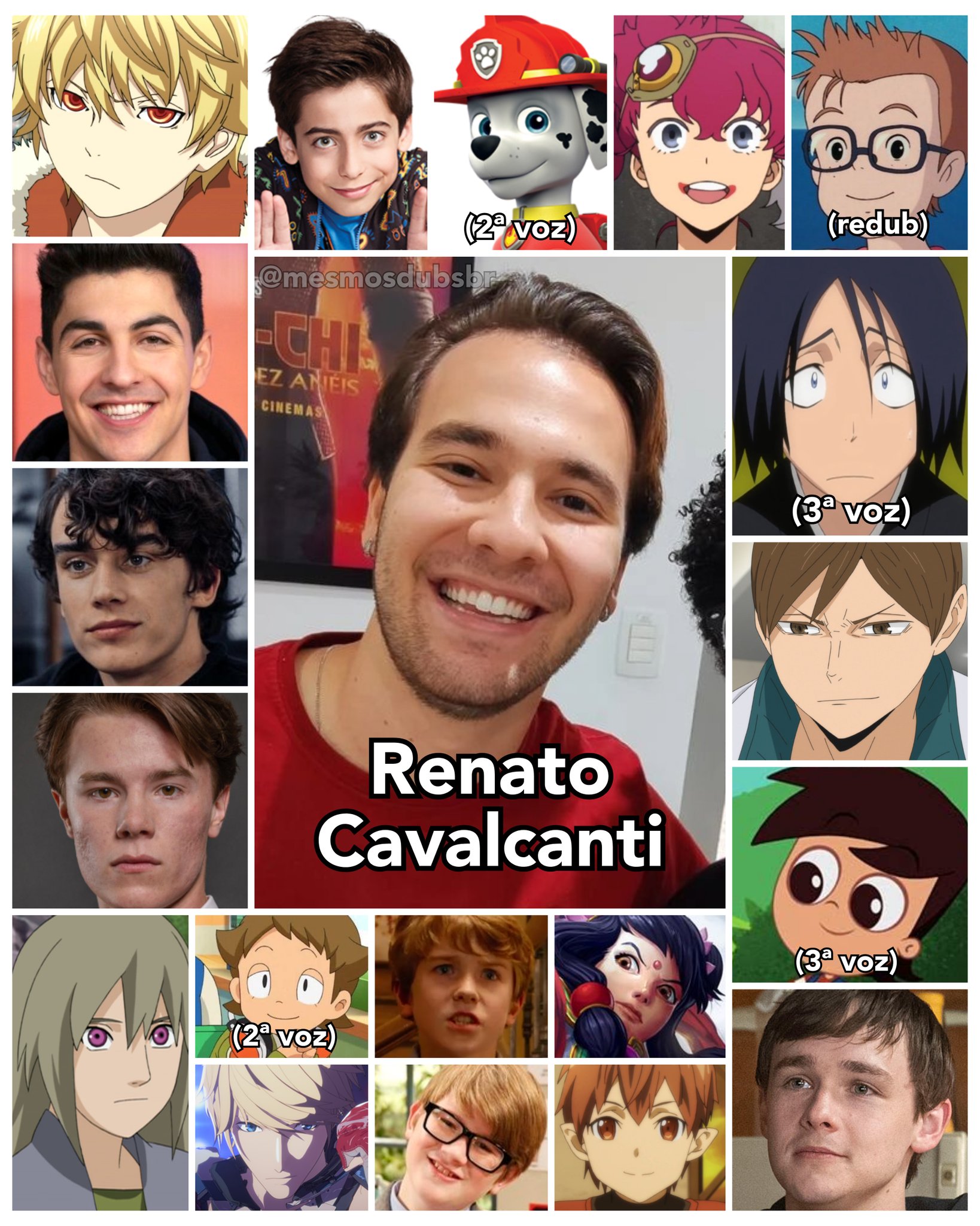 Personagens Com os Mesmos Dubladores! on X: Um dos maiores dubladores da  geração atual desde seu início na dublagem mirim, Renato Cavalcanti é um  talento nato! Renato dubla o Yukine em Noragami