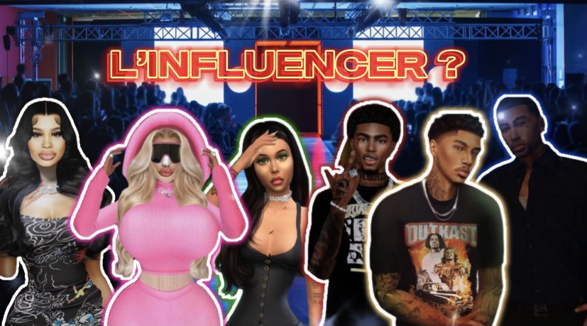 📸#InfluencerSims ?
-6 candidats, 3 filles et 3 garçons, vont devoir s’affronter chaque jours pour faire LE meilleur outfit sur un thème qui leur seront donner👙
📲 ils vont devoir donner une note /10 à leur concurrent celui qui aura la note la plus basse sera ÉLIMINÉ !❌