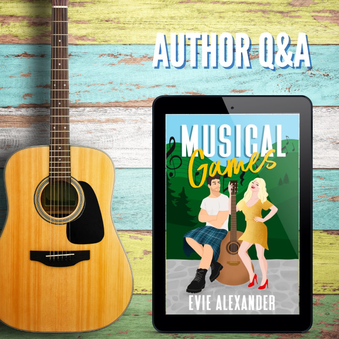 Laurie Reads Romance: Author Q&A: Evie Alexander tinyurl.com/4k6n9zr3

@evie_author #eviealexander #musicalgames #kinlochseries #scottishromance #authorqa #romcom #romcombooks #romcomseries #romanticcomedy #booktwitter #booklove #booklovers #readmoreromance #needtoreaditnow