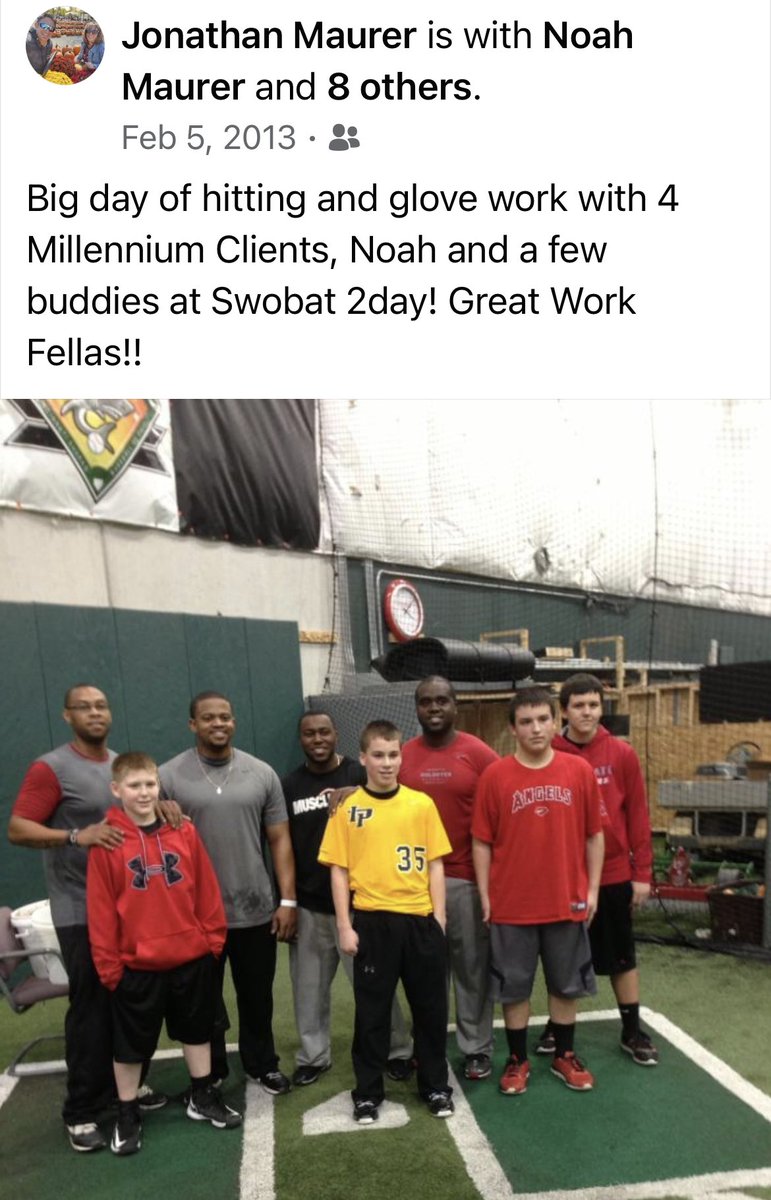 10 years ago! Clients <a href="/jhay_da_man/">Josh Harrison</a> <a href="/vhay5/">Vince Harrison</a> <a href="/Da_real_ham13/">Jeremy Hamilton</a> <a href="/CoachBullJr/">Lance Durham</a> all helping kids get better! They ALL STILL help kids! 

My son <a href="/nmaurer34/">Noah Maurer</a> wearing Angels. Red Sox prospect <a href="/tm_mcdonough/">Tyler Mcdonough</a> wearing yellow. 

GREAT MEMORIES! 

#msmfamily