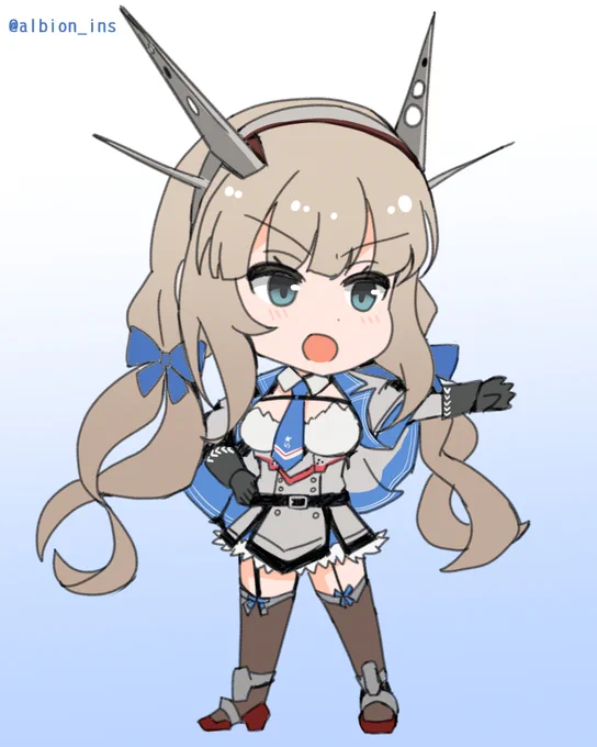 メリーランド_SDです!1h50m#艦これ版深夜の真剣お絵描き60分一本勝負#艦これ版真剣お絵描き60分一本勝負_20230205 