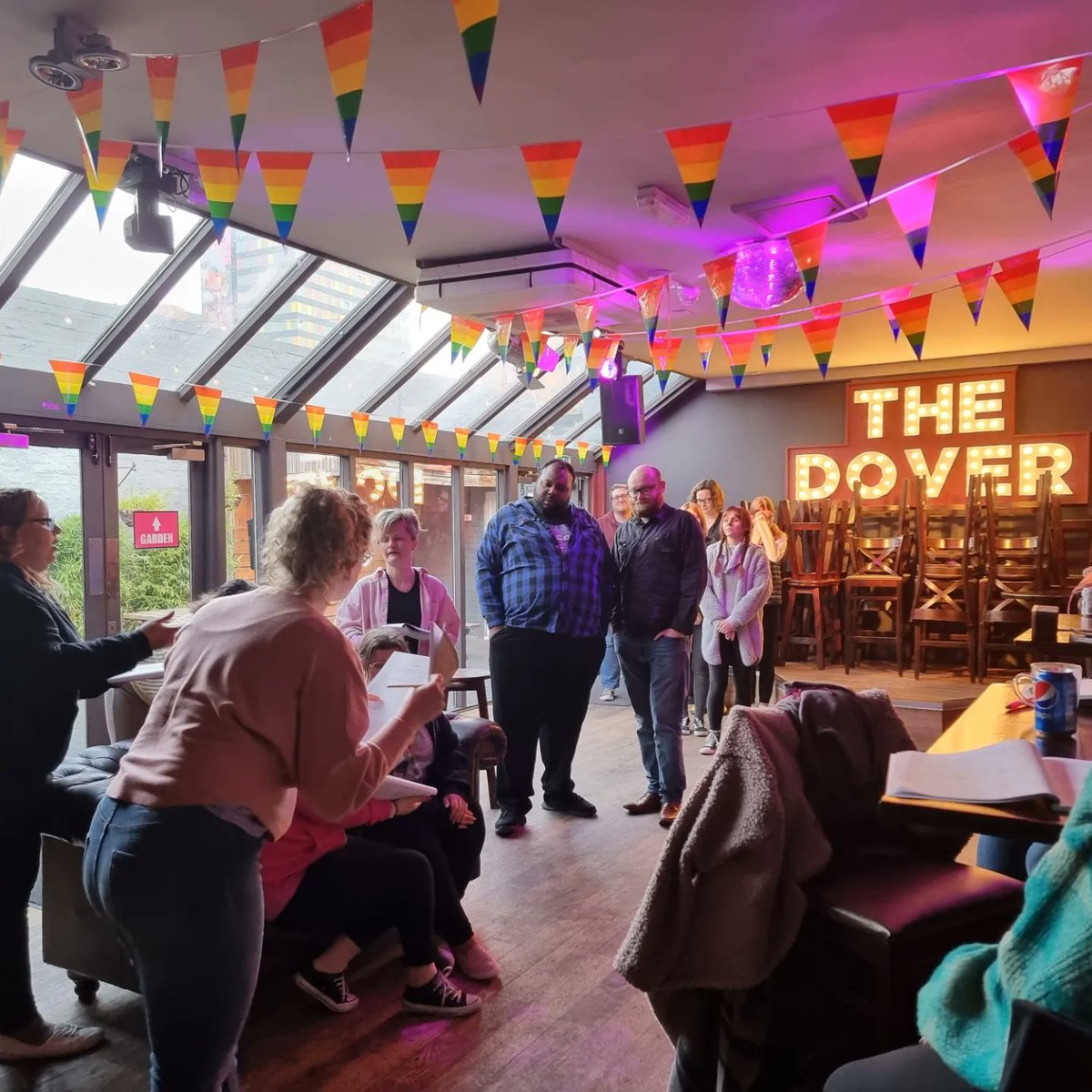 WCreativesUK's tweet photo. Rehearsals for #Threads is well under way! Don't miss this musical extravaganza and get your tickets at https://t.co/prmth84sWA https://t.co/7nLc9WluJb