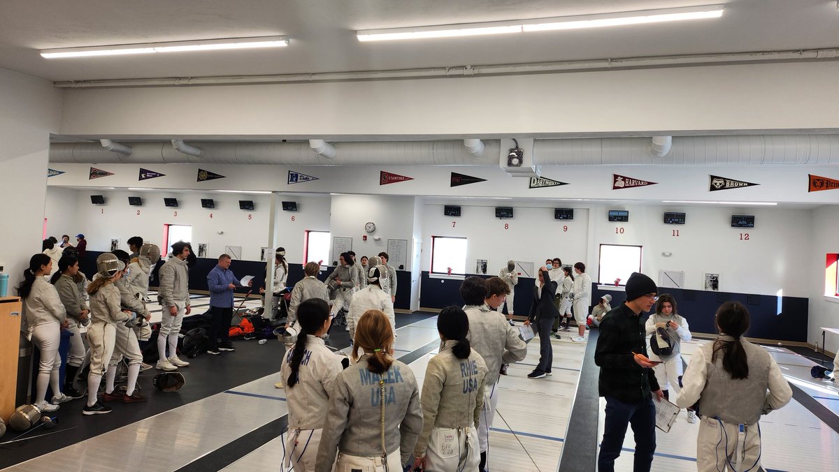 The CCHS Invitational competition is underway! Quick change of venue, but the spirit is is at <a href="/MarxFencing/">MarxFencingAcademy</a>! #gograpes #cchsfencing