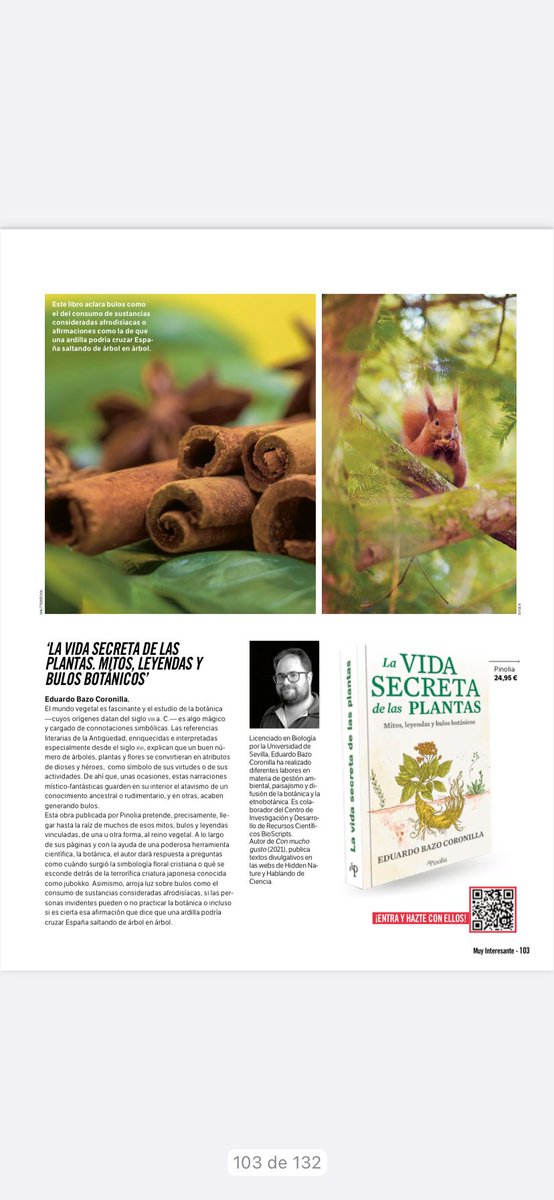 Catlyn_G's tweet photo. Top story: @Loeflingia: 'Este mes @muyinteresante recomienda "La vida secreta de las plantas".
Yo de vosotros tomaría en cuenta su opinión. ' https://t.co/cJhyBDBV4K, see more https://t.co/Yyu00Rlco8