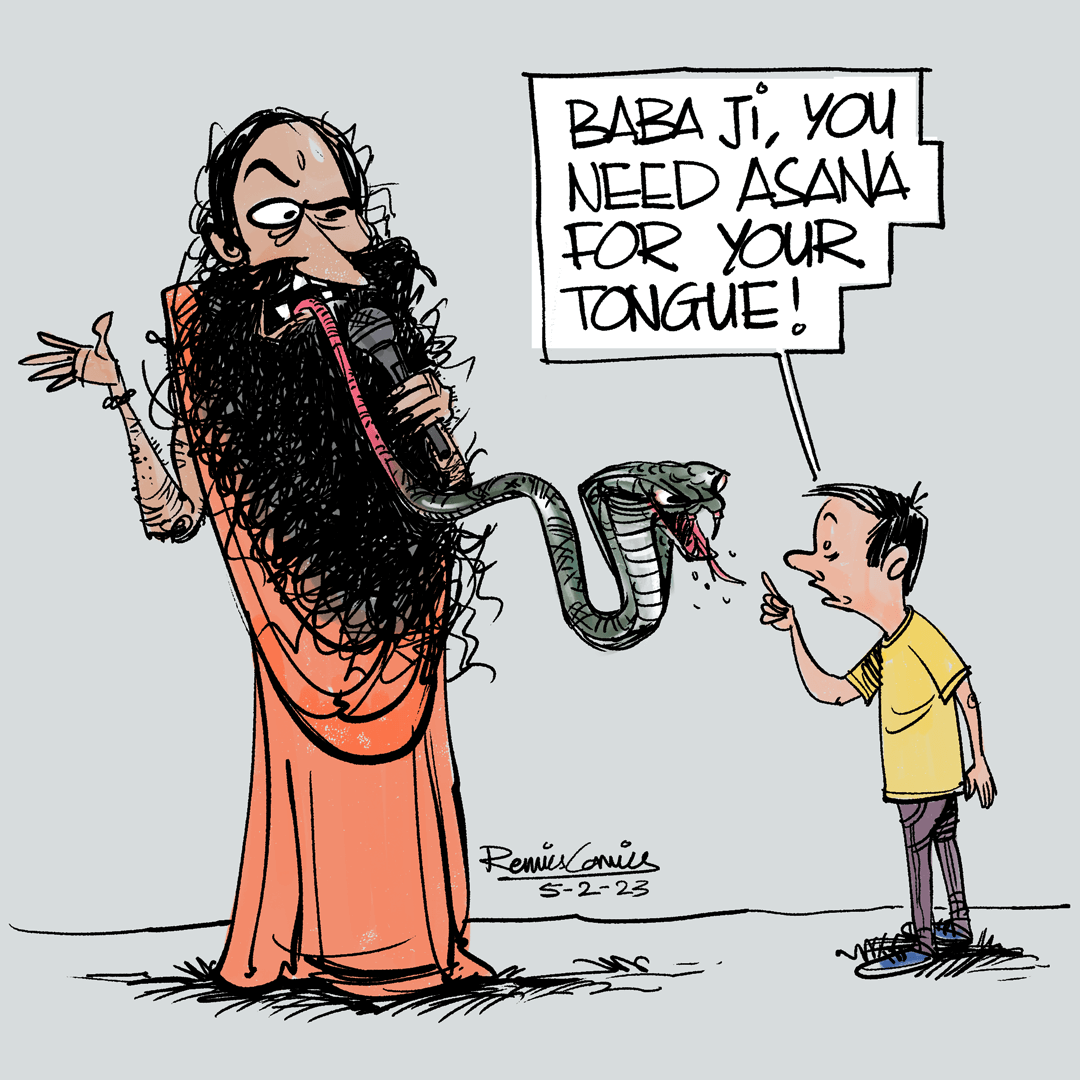 Baba Ramdev delivers hateful speech targeting Muslims and Christians in Barmer, Rajasthan.#BabaRamdev