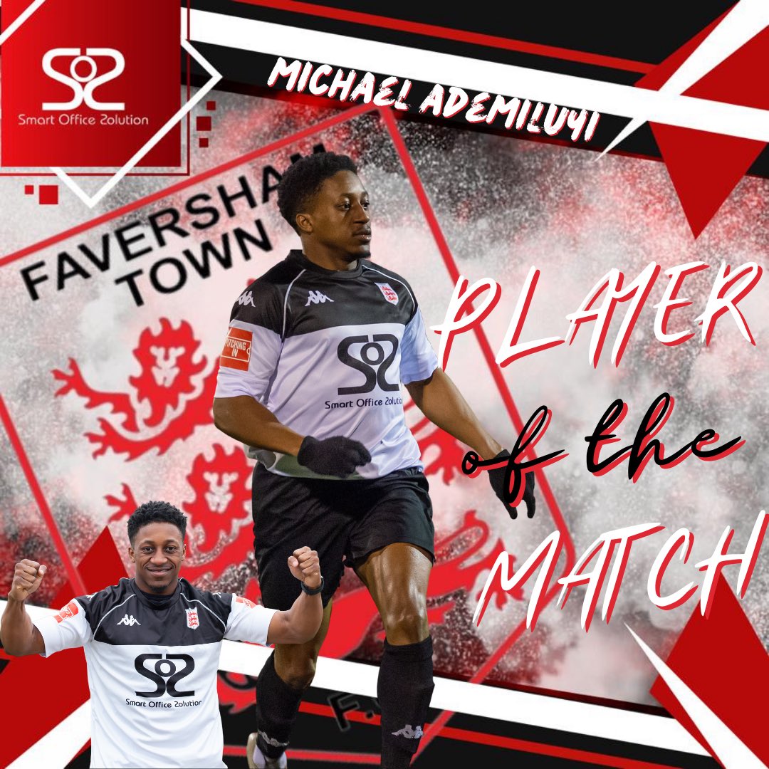 Faversham Town F.C. (@favershamtownfc) on Twitter photo Player of the Match for yesterday derby draw deservingly went to <a href="/MichaelAdem1/">M demzzy🤙🏾</a> who was a constant threat on the wing and scored a great goal to take the lead. Chosen by coach <a href="/DarrenHare3/">Darren Hare</a> #yourtownyourclub #utt #strikinggraphics #oysterbayphotography Player of the Match for yesterday derby draw deservingly went to <a href="/MichaelAdem1/">M demzzy🤙🏾</a> who was a constant threat on the wing and scored a great goal to take the lead. Chosen by coach <a href="/DarrenHare3/">Darren Hare</a> #yourtownyourclub #utt #strikinggraphics #oysterbayphotography